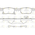Jeu de 4 plaquettes de frein ROADHOUSE 21681.02