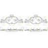 Jeu de 4 plaquettes de frein ROADHOUSE 21740.00