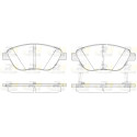 Jeu de 4 plaquettes de frein ROADHOUSE 2859.32