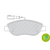 Jeu de plaquettes de frein PREMIER