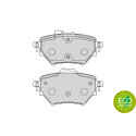 Jeu de 4 plaquettes de frein FERODO FDB4680
