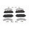 Jeu de 4 plaquettes de frein FERODO FDB4967