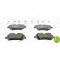 Jeu de 4 plaquettes de frein FERODO FDB4678