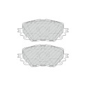 Jeu de 4 plaquettes de frein FERODO FDB4873