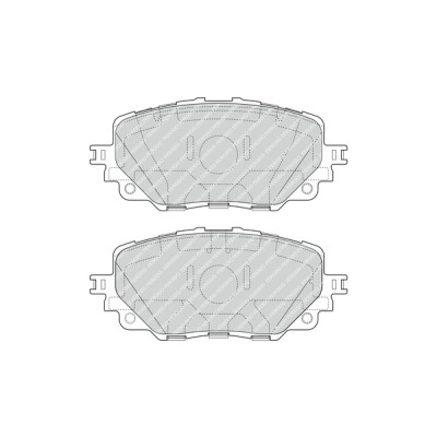 Jeu de 4 plaquettes de frein FERODO FDB4873