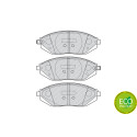 Jeu de 4 plaquettes de frein FERODO FDB4669