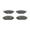 Jeu de 4 plaquettes de frein FERODO FDB4669