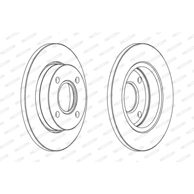 Jeu de disques de frein