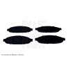 Jeu de 4 plaquettes de frein Blueprint ADA104274