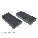 Kit de filtre, recirculation d&#39;air d&#39;habitacle BLUEPRINT ADB112512BLU
