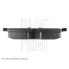 Jeu de 4 plaquettes de frein BLUEPRINT ADB114216BLU