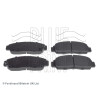 Jeu de 4 plaquettes de frein BLUEPRINT ADH24294