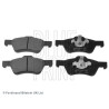 Jeu de 4 plaquettes de frein BLUEPRINT ADM542102
