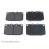 Jeu de 4 plaquettes de frein BLUEPRINT ADM54224