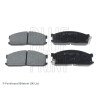 Jeu de 4 plaquettes de frein BLUEPRINT ADM54267