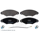 Jeu de 4 plaquettes de frein BLUEPRINT ADN142122