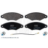 Jeu de 4 plaquettes de frein BLUEPRINT ADN142122