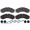 Jeu de 4 plaquettes de frein BLUEPRINT ADN142153BLU