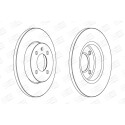 Disque de frein CHAMPION 561491CH