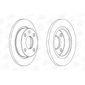 Disque de frein CHAMPION 561496CH