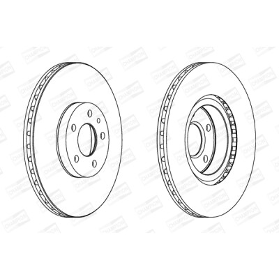 Disque de frein CHAMPION 561520CH