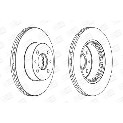 Disque de frein CHAMPION 561592CH