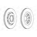 Jeu de (2) disques de frein CHAMPION 561608CH