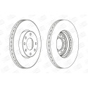 Disque de frein CHAMPION 562069CH