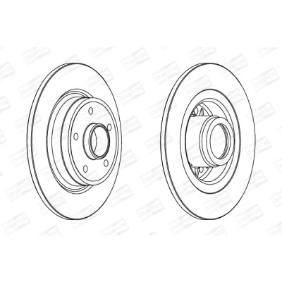 Disque de frein CHAMPION 562184CH-1
