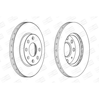 Disque de frein CHAMPION 562290CH