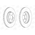 Jeu de (2) disques de frein CHAMPION 562466CH