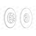 Disque de frein CHAMPION 562525CH