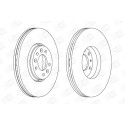 Disque de frein CHAMPION 562622CH