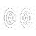 Disque de frein CHAMPION 562640CH