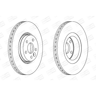 Disque de frein CHAMPION 562643CH-1