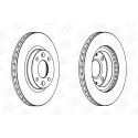 Jeu de (2) disques de frein CHAMPION 562960CH