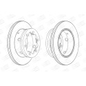 Disque de frein CHAMPION 567810CH