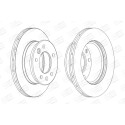 Disque de frein CHAMPION 569122CH