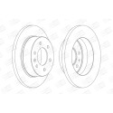 Disque de frein CHAMPION 569137CH