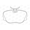 Jeu de plaquettes de frein CHAMPION 571352CH