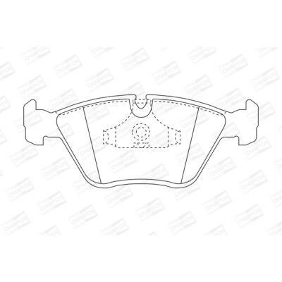 Jeu de plaquettes de frein CHAMPION 571355CH