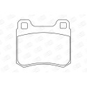 Jeu de plaquettes de frein CHAMPION 571555CH