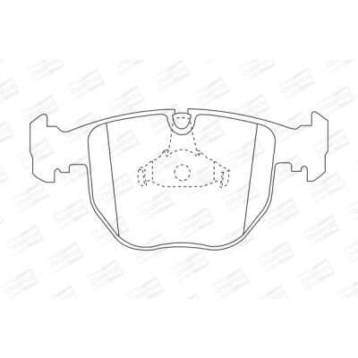 Jeu de plaquettes de frein CHAMPION 571873CH