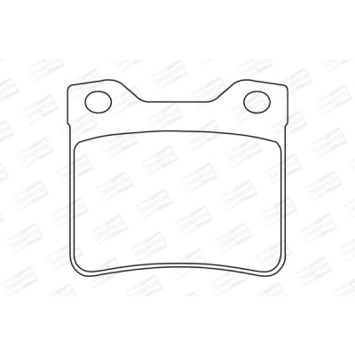 Jeu de plaquettes de frein CHAMPION 571899CH