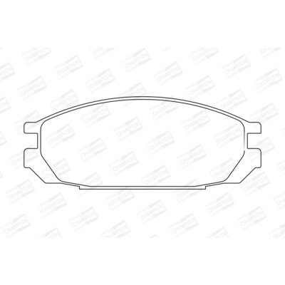 Jeu de plaquettes de frein CHAMPION 572290CH