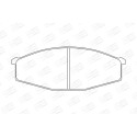 Jeu de plaquettes de frein CHAMPION 572361CH