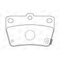 Jeu de plaquettes de frein CHAMPION 572488CH