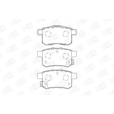 Jeu de plaquettes de frein CHAMPION 572626CH