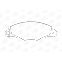 Jeu de plaquettes de frein CHAMPION 573004CH