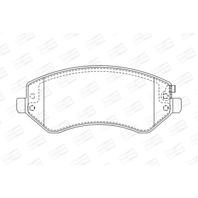 Jeu de plaquettes de frein CHAMPION 573118CH
